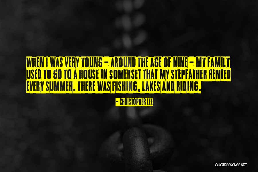 Fishing And Family Quotes By Christopher Lee Fishing And Family Quotes By Christopher Lee