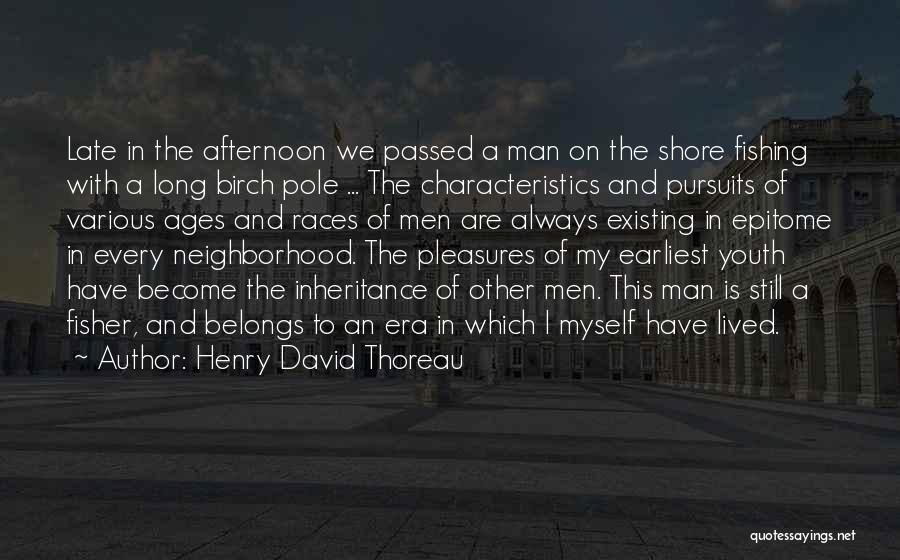 Fishing And The Sea Quotes By Henry David Thoreau