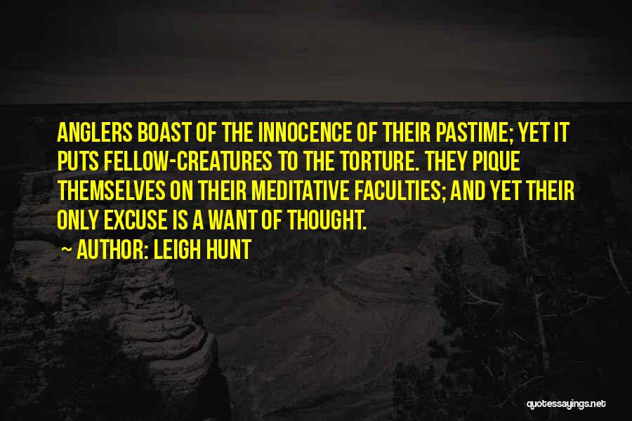 Fishing And The Sea Quotes By Leigh Hunt