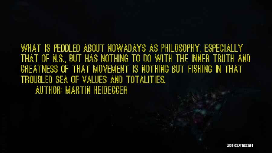 Fishing And The Sea Quotes By Martin Heidegger