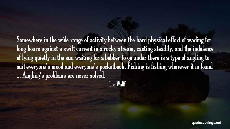 Fishing Bobber Quotes By Lee Wulff Fishing Bobber Quotes By Lee Wulff