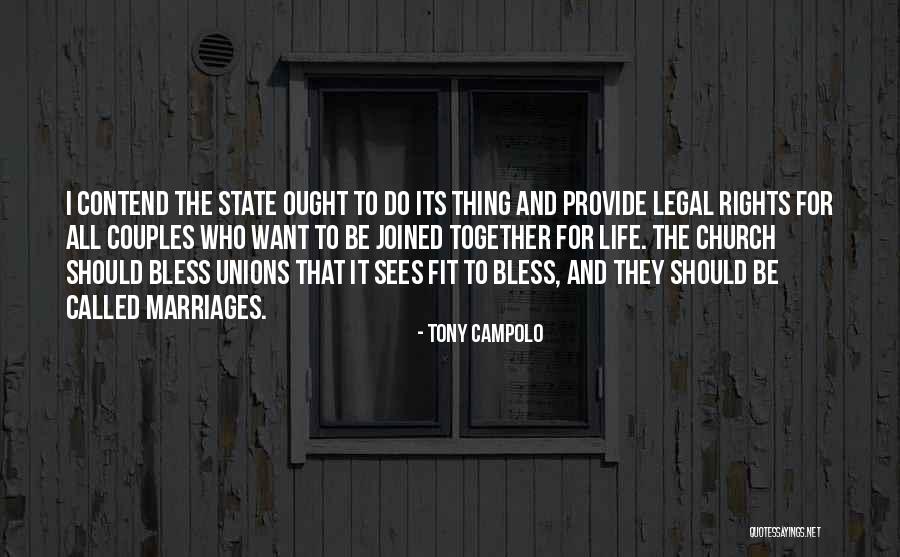 Fit Couples Quotes By Tony Campolo