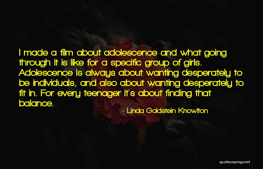 Fit Girl Quotes By Linda Goldstein Knowlton