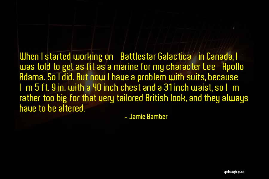 Fit Over 40 Quotes By Jamie Bamber Fit Over 40 Quotes By Jamie Bamber