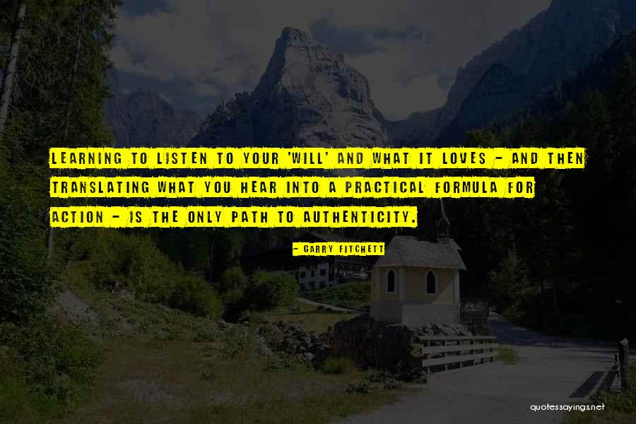 Fitchett Quotes By Garry Fitchett Fitchett Quotes By Garry Fitchett
