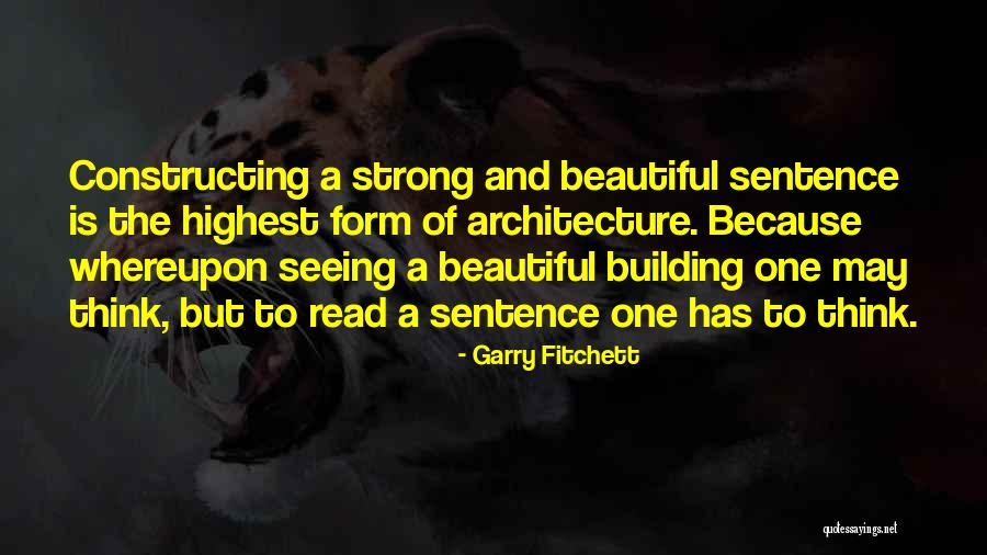 Fitchett Quotes By Garry Fitchett Fitchett Quotes By Garry Fitchett