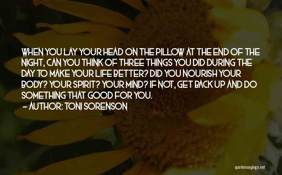 Fitness And Mind Quotes By Toni Sorenson