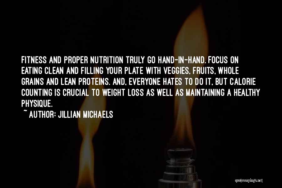 Fitness And Nutrition Quotes By Jillian Michaels