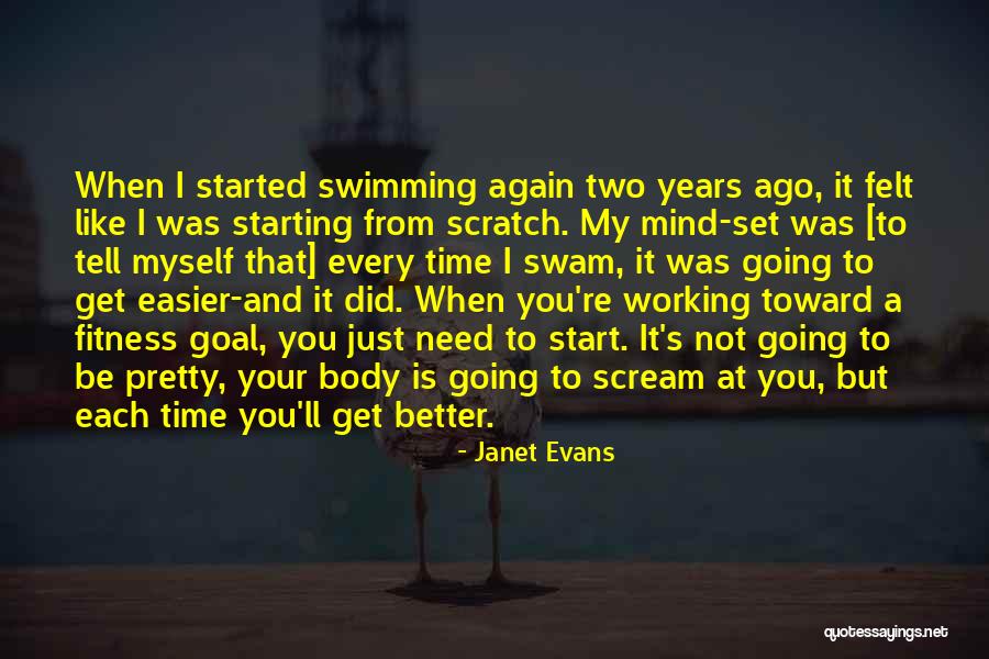 Fitness And Working Out Quotes By Janet Evans Fitness And Working Out Quotes By Janet Evans