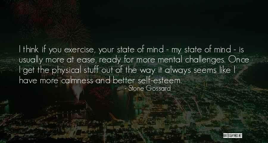 Fitness Challenges Quotes By Stone Gossard