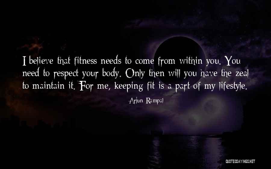 Fitness Lifestyle Quotes By Arjun Rampal