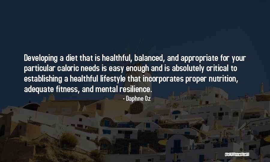 Fitness Lifestyle Quotes By Daphne Oz