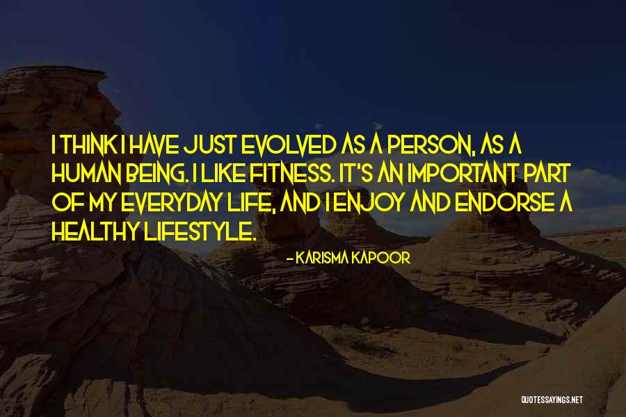 Fitness Lifestyle Quotes By Karisma Kapoor