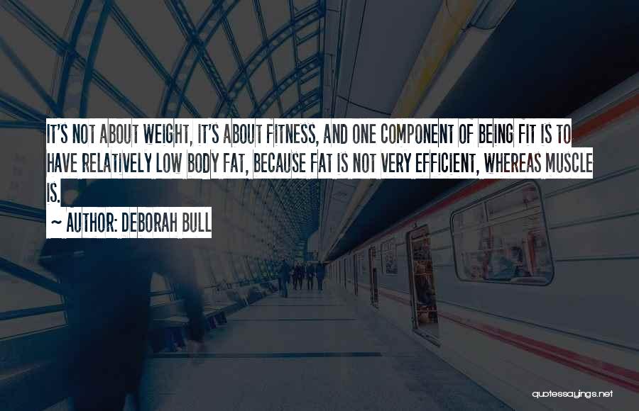 Fitness Muscle Quotes By Deborah Bull