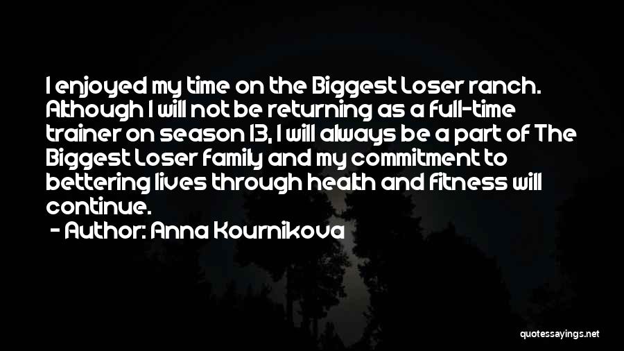 Fitness Trainer Quotes By Anna Kournikova