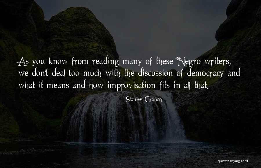 Fits All Quotes By Stanley Crouch Fits All Quotes By Stanley Crouch