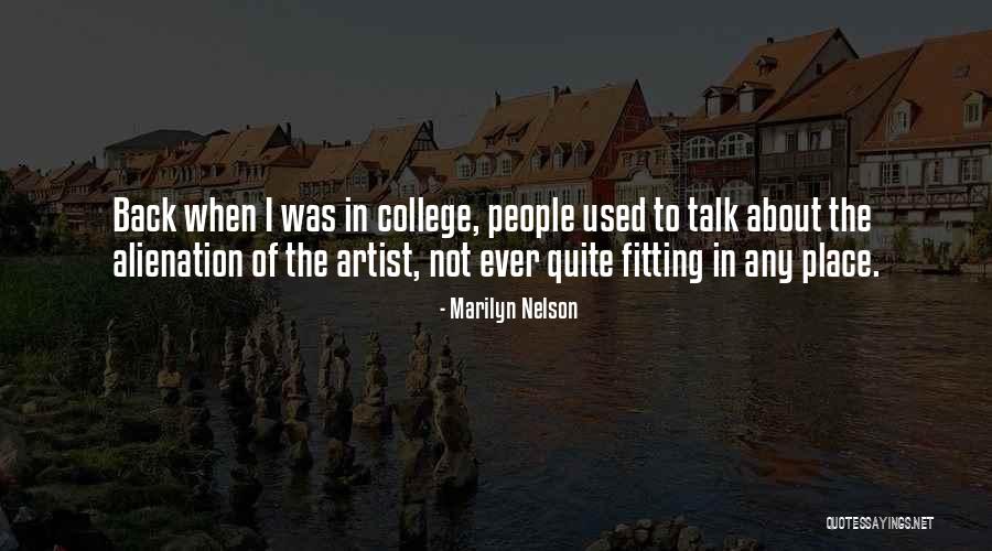 Fitting Place Quotes By Marilyn Nelson Fitting Place Quotes By Marilyn Nelson