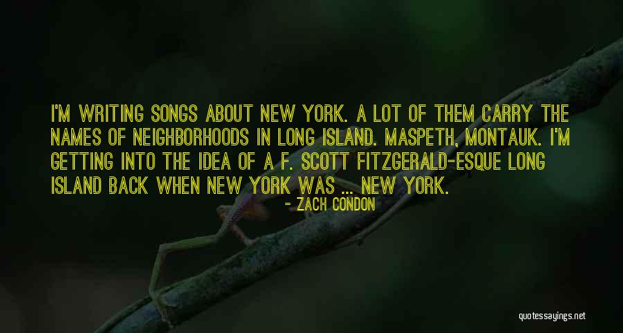 Fitzgerald New York Quotes By Zach Condon Fitzgerald New York Quotes By Zach Condon