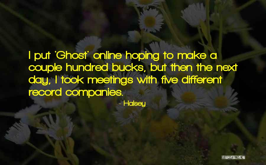 Five Bucks Quotes By Halsey Five Bucks Quotes By Halsey