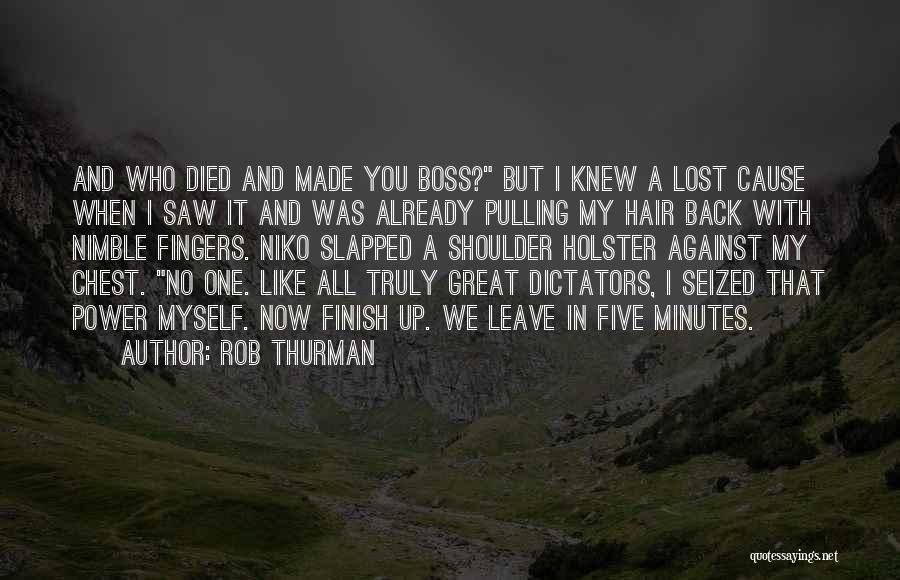 Five Fingers Quotes By Rob Thurman