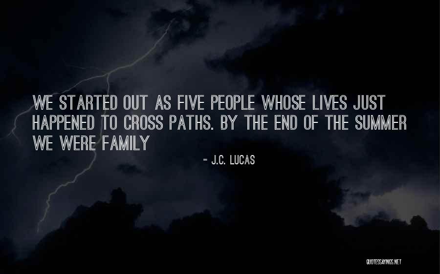 Five Friends Quotes By J.C. Lucas