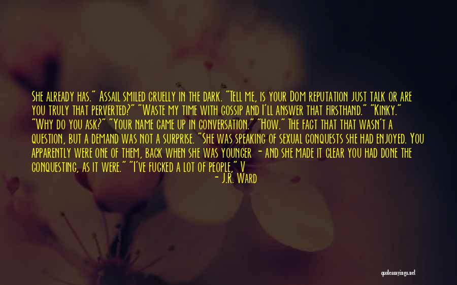 Five Just In Time Quotes By J.R. Ward Five Just In Time Quotes By J.R. Ward
