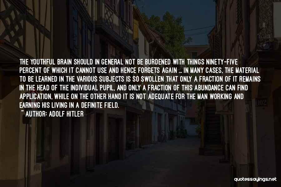 Five Percent Quotes By Adolf Hitler