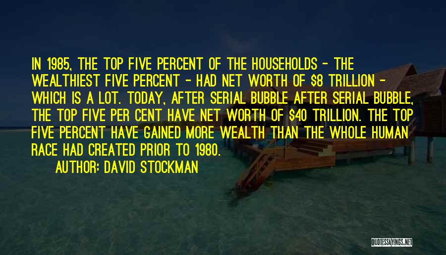 Five Percent Quotes By David Stockman