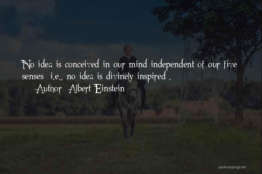 Five Senses Quotes By Albert Einstein