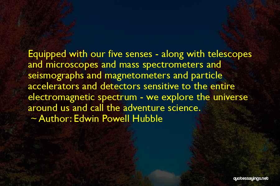 Five Senses Quotes By Edwin Powell Hubble