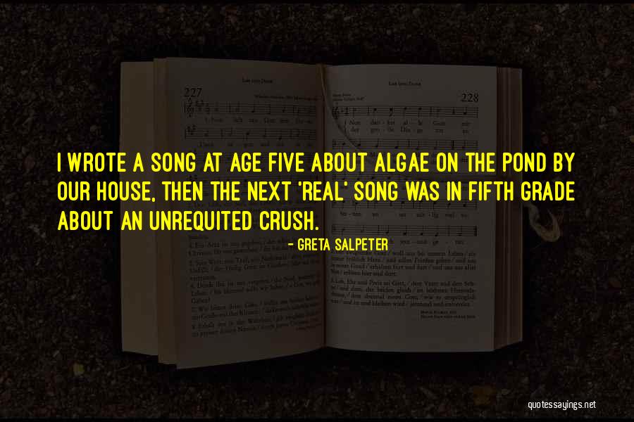 Five Song Quotes By Greta Salpeter Five Song Quotes By Greta Salpeter