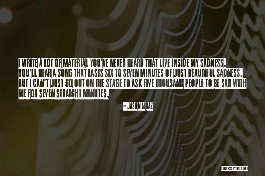 Five Song Quotes By Jason Mraz Five Song Quotes By Jason Mraz