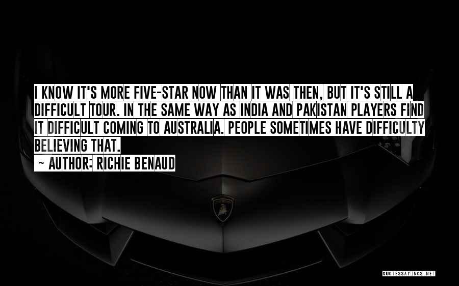 Five Star Quotes By Richie Benaud