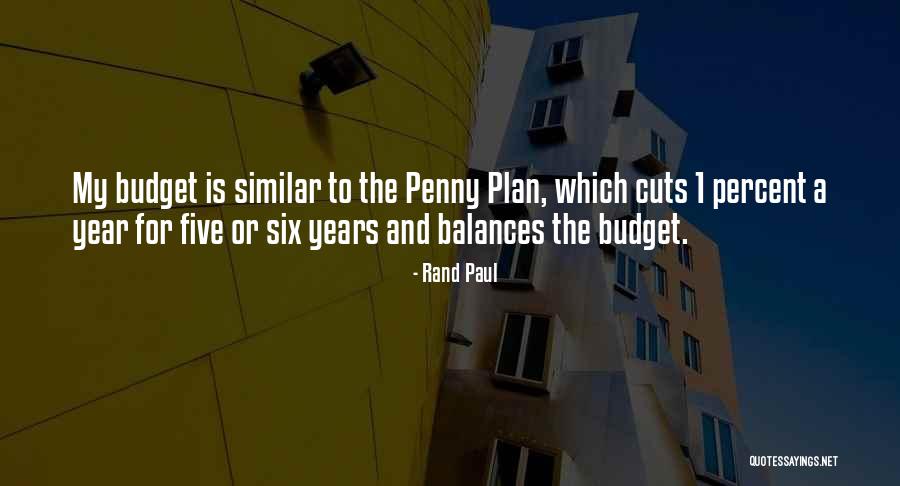 Five Year Plan Quotes By Rand Paul