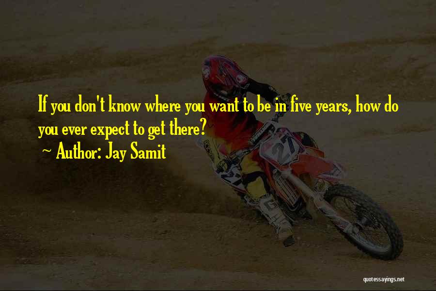 Five Years Quotes By Jay Samit