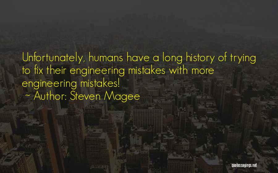 Fix Mistakes Quotes By Steven Magee