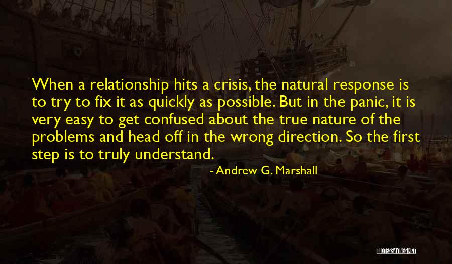 Fix The Relationship Quotes By Andrew G. Marshall