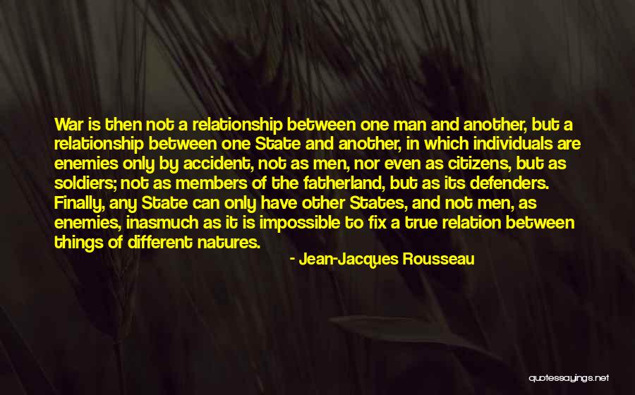 Fix The Relationship Quotes By Jean-Jacques Rousseau