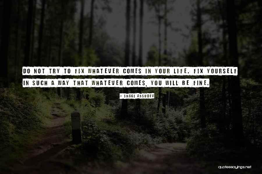 Fix Yourself Quotes By Jaggi Vasudev Fix Yourself Quotes By Jaggi Vasudev