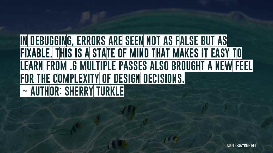 Fixable Quotes By Sherry Turkle