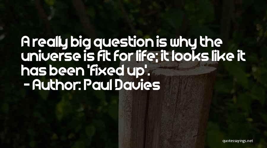 Fixed Life Quotes By Paul Davies