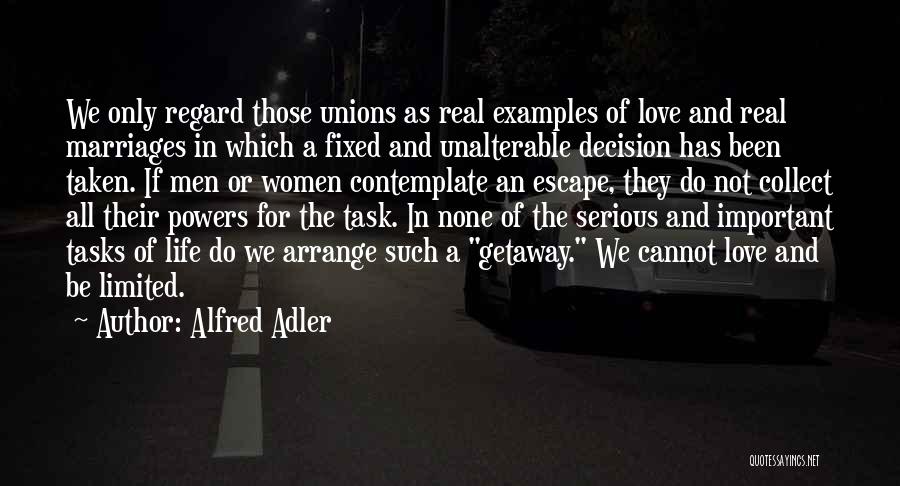 Fixed Love Quotes By Alfred Adler