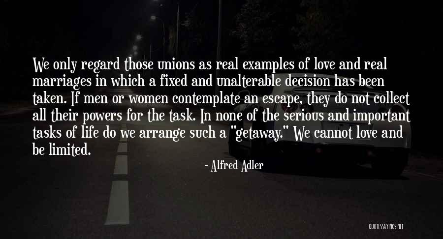 Fixed Love Quotes By Alfred Adler