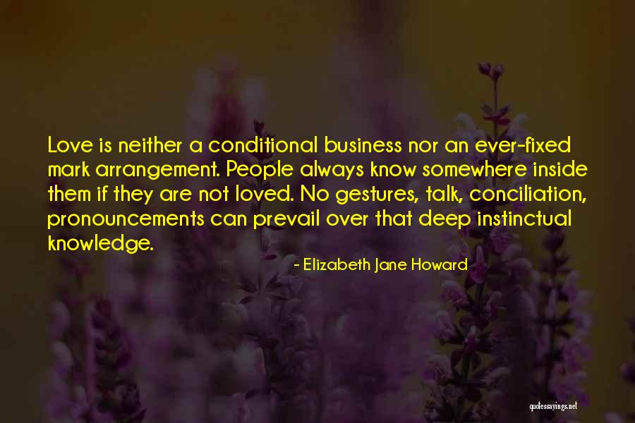 Fixed Love Quotes By Elizabeth Jane Howard