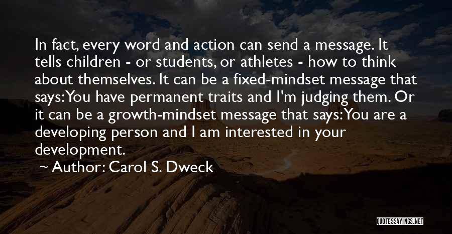 Fixed Mindset Quotes By Carol S. Dweck