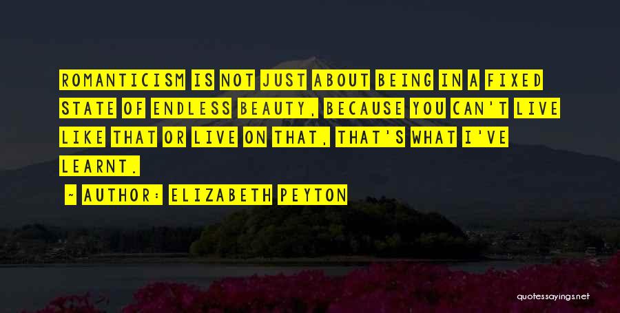 Fixed On You Quotes By Elizabeth Peyton