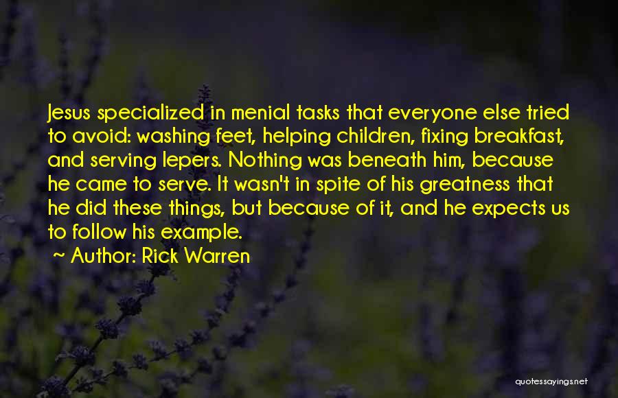 Fixing Things Quotes By Rick Warren