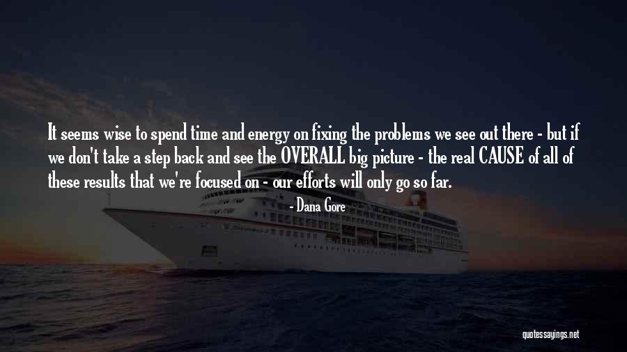 Fixing Your Own Problems Quotes By Dana Gore