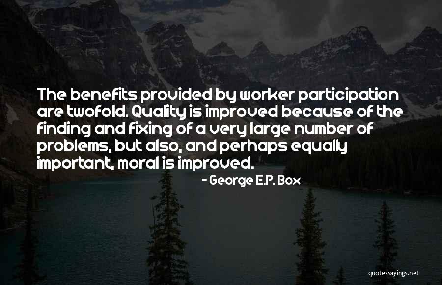 Fixing Your Own Problems Quotes By George E.P. Box