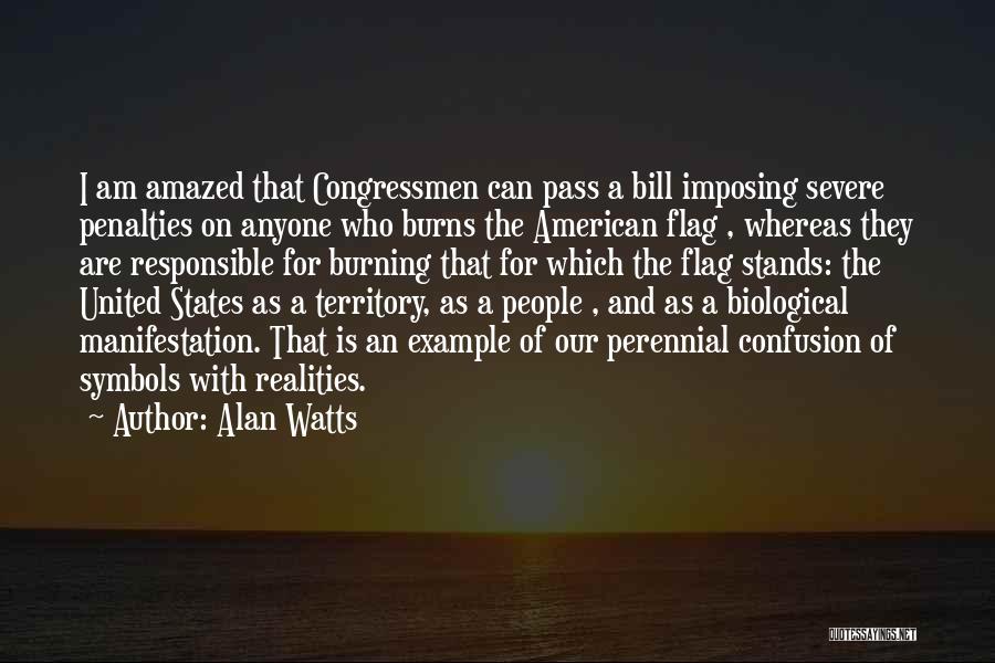 Flag Burning Quotes By Alan Watts